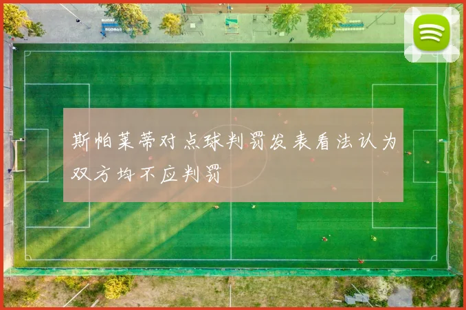 斯帕莱蒂对点球判罚发表看法认为双方均不应判罚